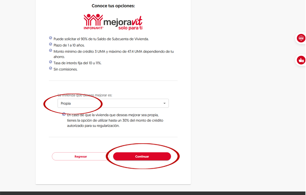 Paso 6 - Vivienda Propia