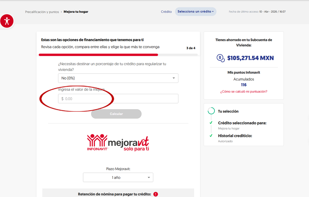 Paso 8 - Valor de la Mejora